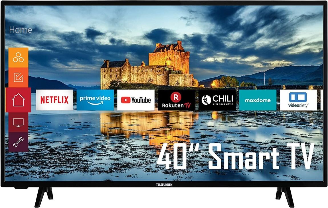 Телевізор 40 дюймів Telefunken XF40K511 ( Full HD Smart TV HDR WiFi ) 18186