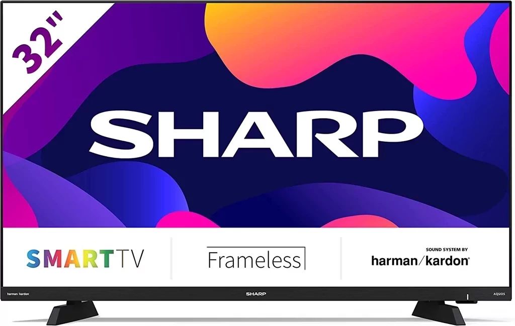 Телевізор 32 дюйми SHARP 32DC6E ( Smart TV 60 Гц HD T2 S2 Harman Kardon ) 16556