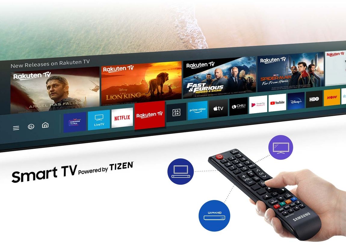 Телевізор 65 дюймів Samsung UE65TU8072 (PPI 2100 Гц 4K Smart 60 Гц DVB T2 S2) 8983