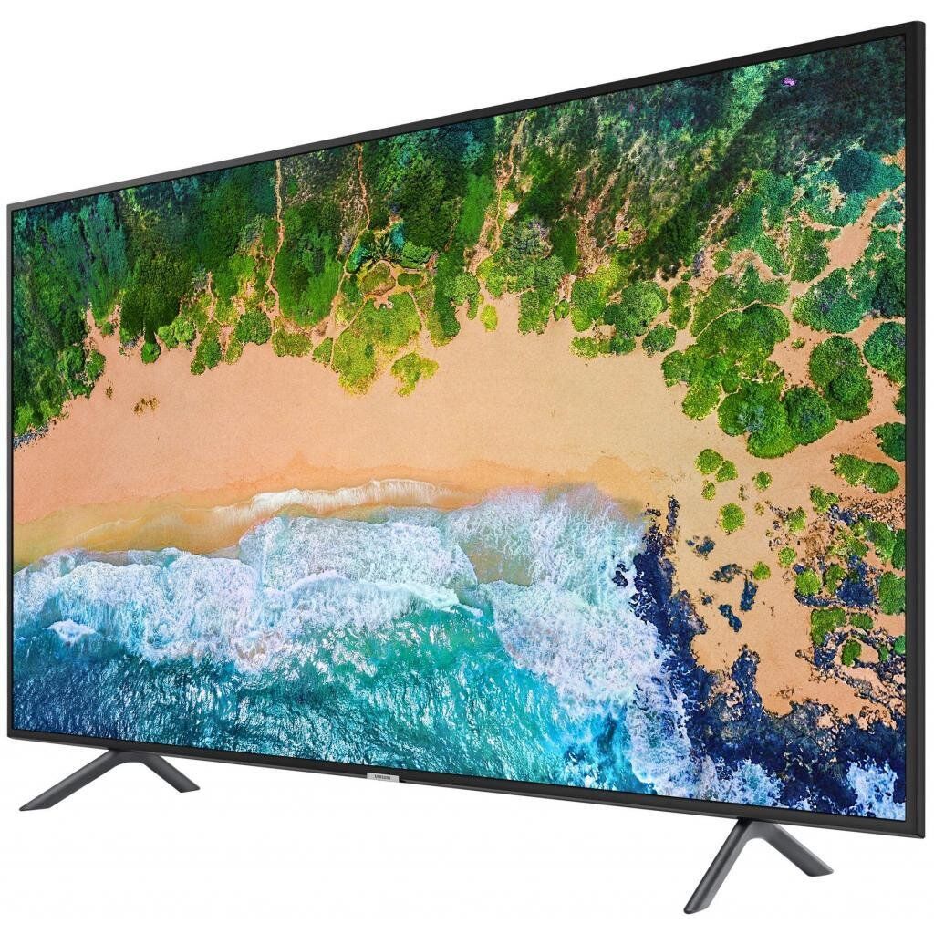 Телевізор 55 дюймів Samsung UE55NU7100 ( PQI1300Гц 4K Smart HLG HDR10+ Dolby Digital+ 2.0 20Вт DVB-C T2 ) 20297