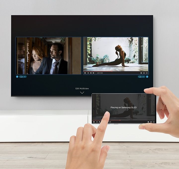 Телевізор 55 дюймів Samsung QE55Q60R (4K Smart TV 120 Гц WiFi Bluetooth) 5256