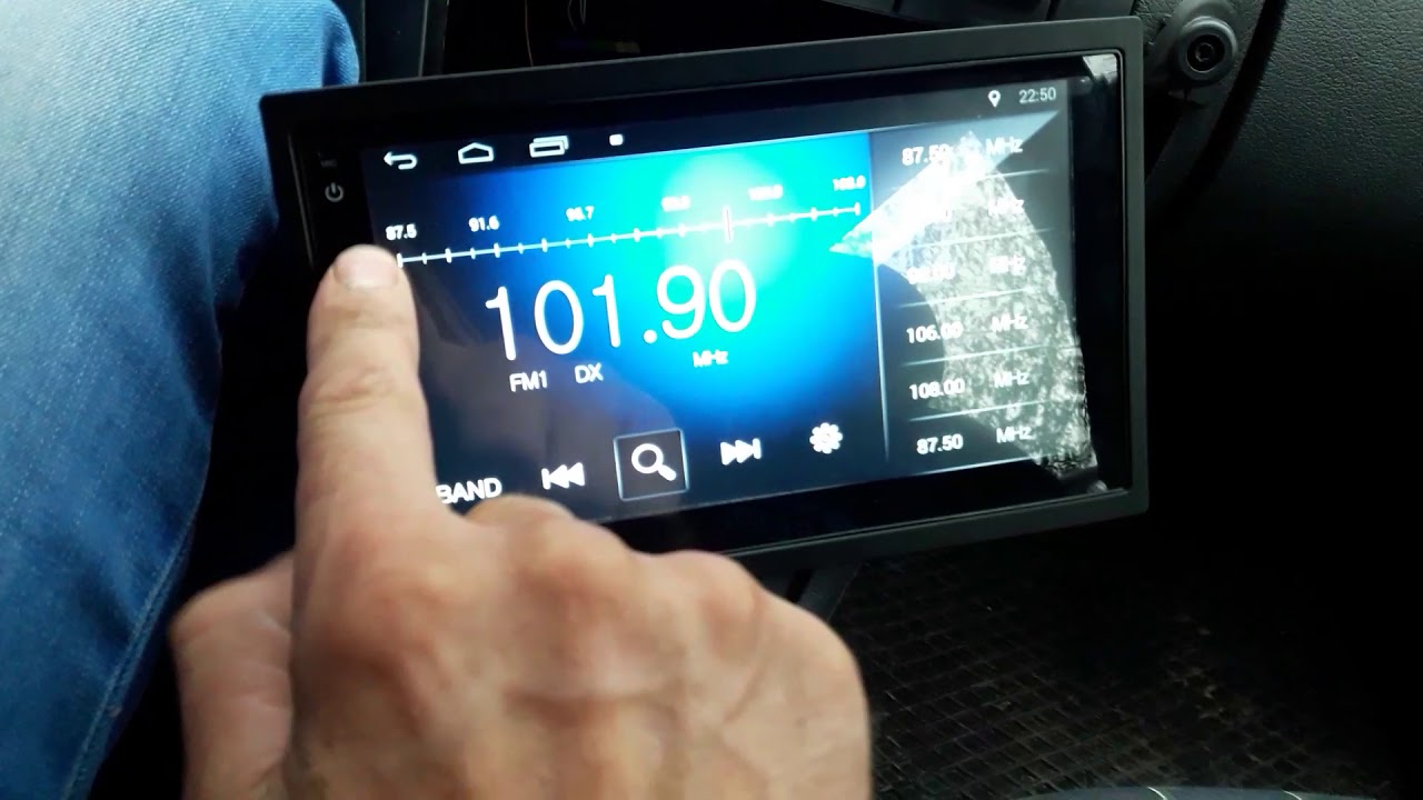 Магнитола мультимедийная автомобильная 2din Pioneer Pi-707 GPS Android 7.1 + WiFi + 4Ядра +10 гб