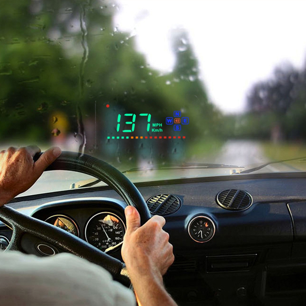 Автомобильный проектор скорости на лобовое стекло HUD A3 (Head-up display)