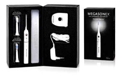 Упаковка ультразвуковой зубной щетки MEGASONEX