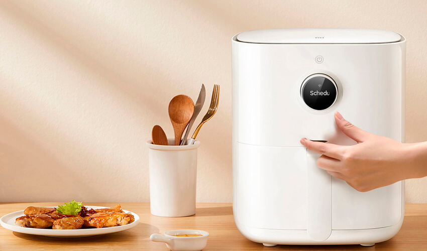 5 l. Xiaomi mi air fryer 3. аэрогриль xiaomi smart air fryer 3. 5l. 5l белый.
