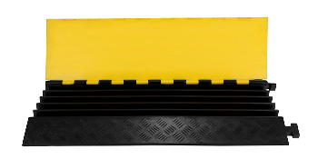 Кабельний міст VEVOR 5-канальний парапетний канал з наявної у продажу термопластичної гуми з модульною конструкцією Висока безпека для ширини
