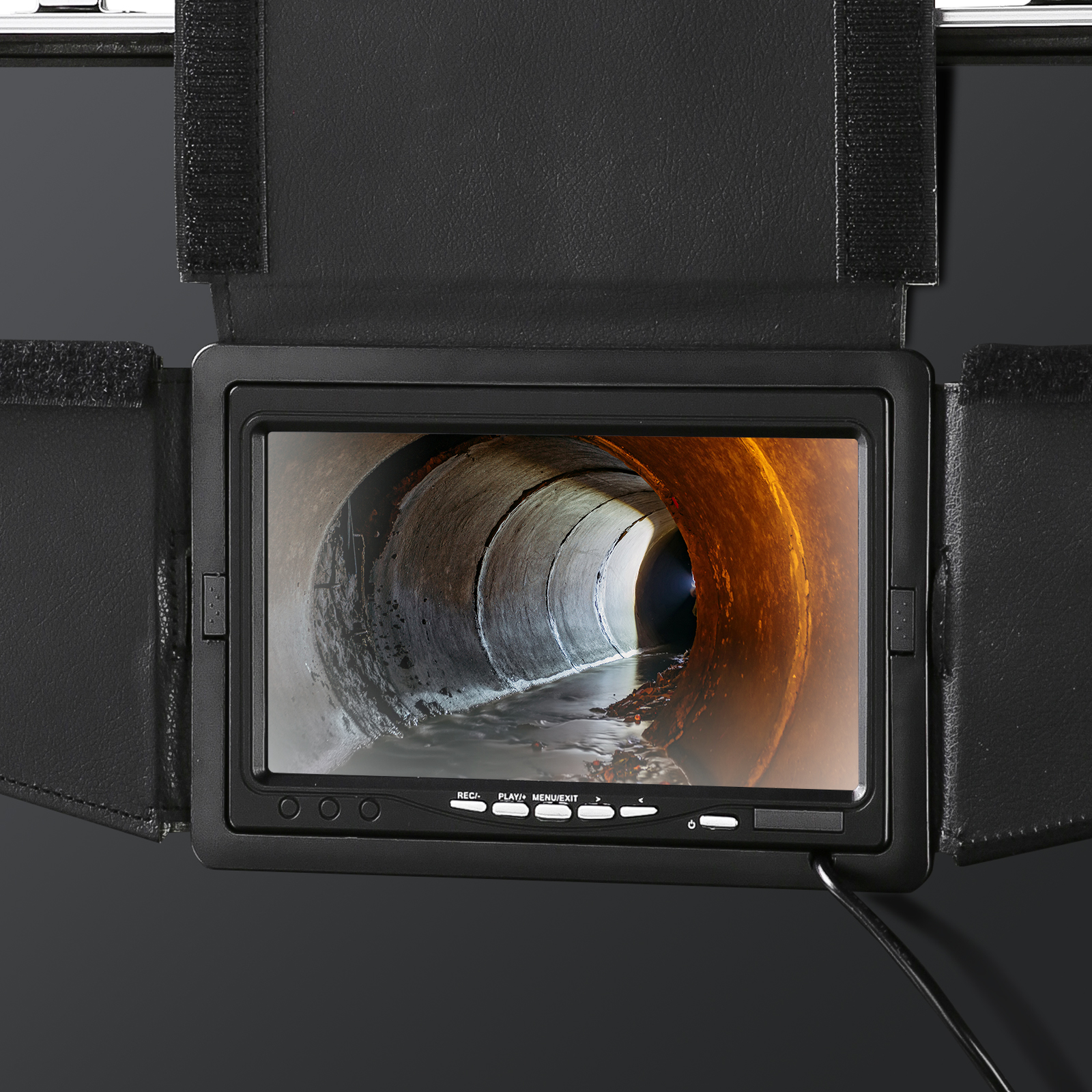 VEVOR труба камеры инспекции камеры канализации 1000TVL эндоскоп канализации камеры 40м промышленности 16GB SD карты 512 Гц локатор 480P цветной монитор Dvr4500mAh