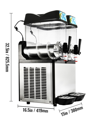 24-літрова комерційна машина для льоду для слякоті Granita Машина для льоду для слякоті Машина для слякоті 900 Вт