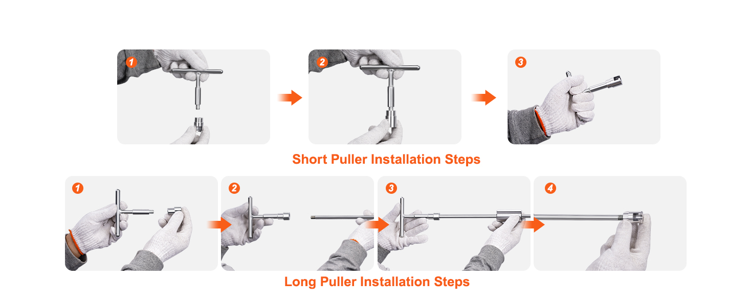 VEVOR 52-piece dent puller dent repair tool set incl 20 bridge puller tabs & 2 x stripping nut 2 in 1