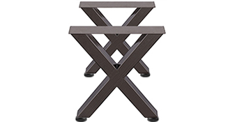 Ніжки столу VEVOR 720x600 мм X-Frame Каркас столу 28 x 24 дюйма Ніжки столу металеві чорні легко монтуються Ніжки столу металеві чорні Аксесуари для столу
