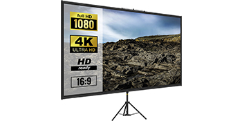 Проекційний екран VEVOR 16:9 4K HD презентаційний екран на штативі проекційний екран 227x127см рулонний екран 160 градусів кут огляду екран 200-250см регульована висота ідеально підходить для домашнього кінотеатру конференц-залу