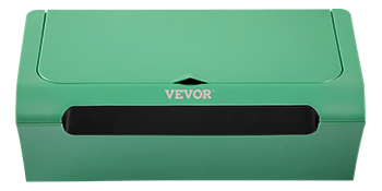 VEVOR Ультразвуковий очищувач 220 В Ультразвуковий очищувач 35 Вт Ультразвуковий очищувач Зелений Очищувач для ювелірних виробів з кошиком для чищення окулярів Ювелірні вироби Годинники Зубні протези 500 мл 45 кГц