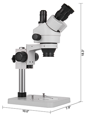 VEVOR 3.5X-90X Simul Focal цифровий зум-стереомікроскоп Al-Zn сплав 360 градусів поворотний тринокулярний стереомікроскоп Лабораторний мікроскоп Підтримка підключення камери Регульована підставка-колонка Аксесуари