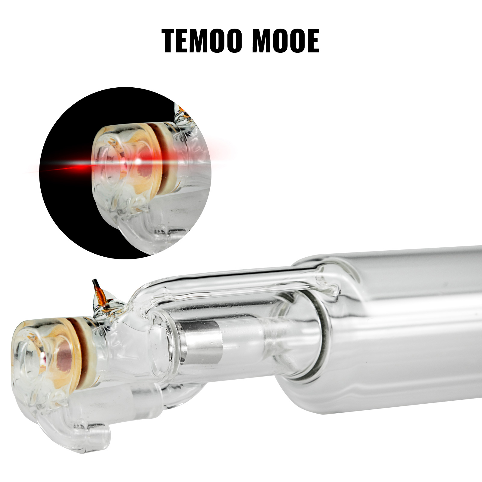 Професійна лазерна трубка VEVOR CO2 Лазерна трубка 40 Вт Скляна лазерна трубка довжиною 700 мм для лазерного різання Лазерне маркування Лазерне гравіювання та різання акрилу