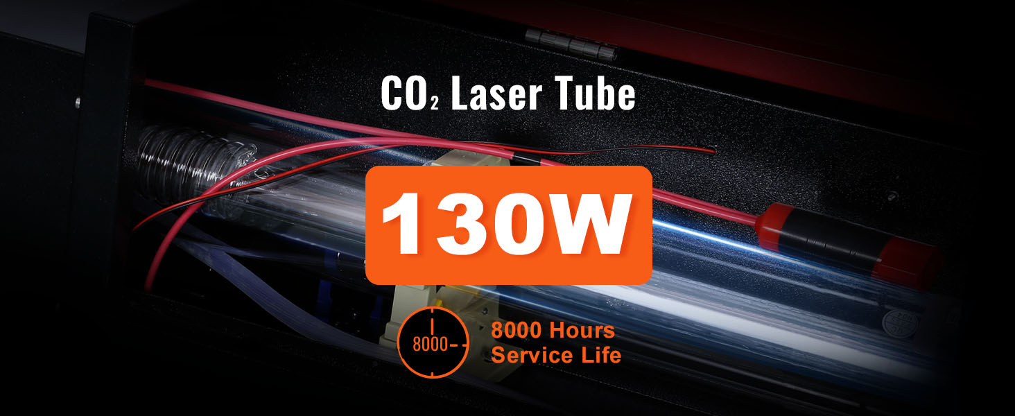 Лазерный гравировальный станок 130Вт CO₂, рабочая зона 900x1400 мм
