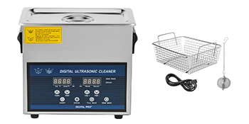Цифровий ультразвуковий очищувач VEVOR 6л Ультразвуковий очищувач 0-80°C з нагрівачем