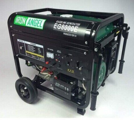 генератор IRON ANGEL EG 8000 E3/рама 1