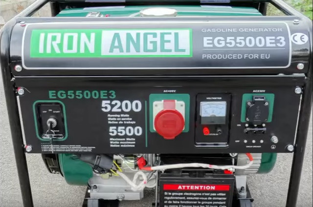 Тиха робота генератора Iron Angel EG 5500 E3