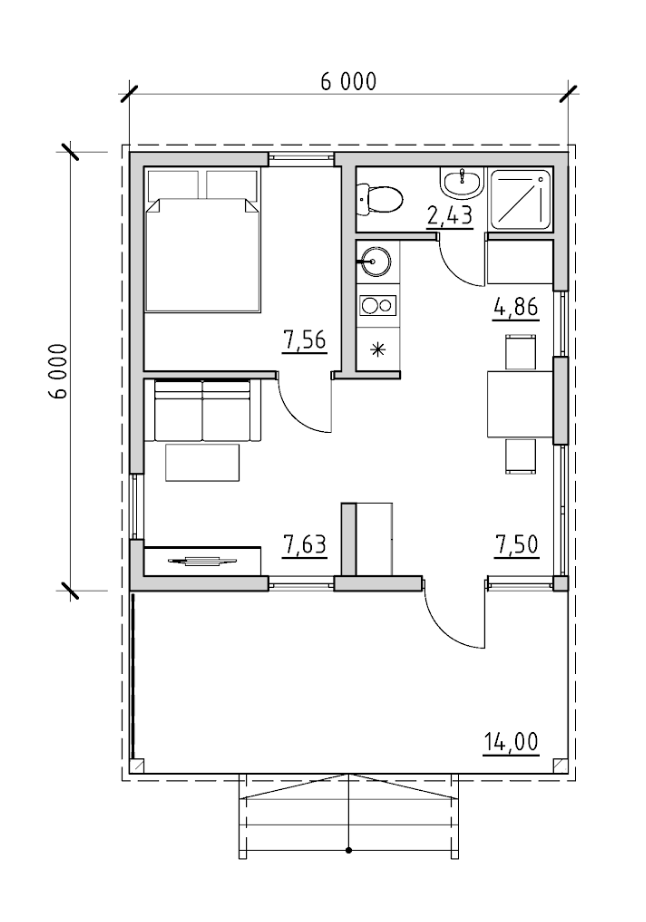 каркасный дом фото