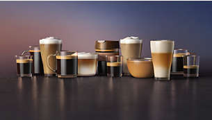 Насолоджуйтеся 12 видами кави одним натисканням кнопки, включно з кавою з молоком