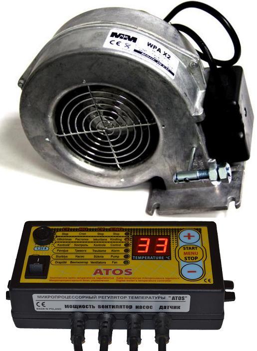 Автоматика Atos и вентилятор X2