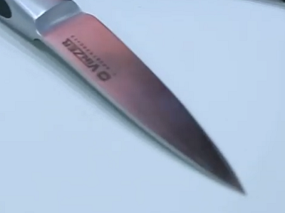 Леза з вуглецевої сталі набору ножів Vinzer Cascade 89133 9 пр.