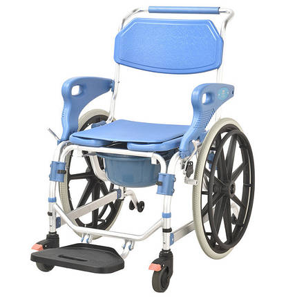 Коляска для инвалидов с туалетом MIRID KDB-698B. Многофункциональное инвалидное кресло для душа и туалета., фото 2