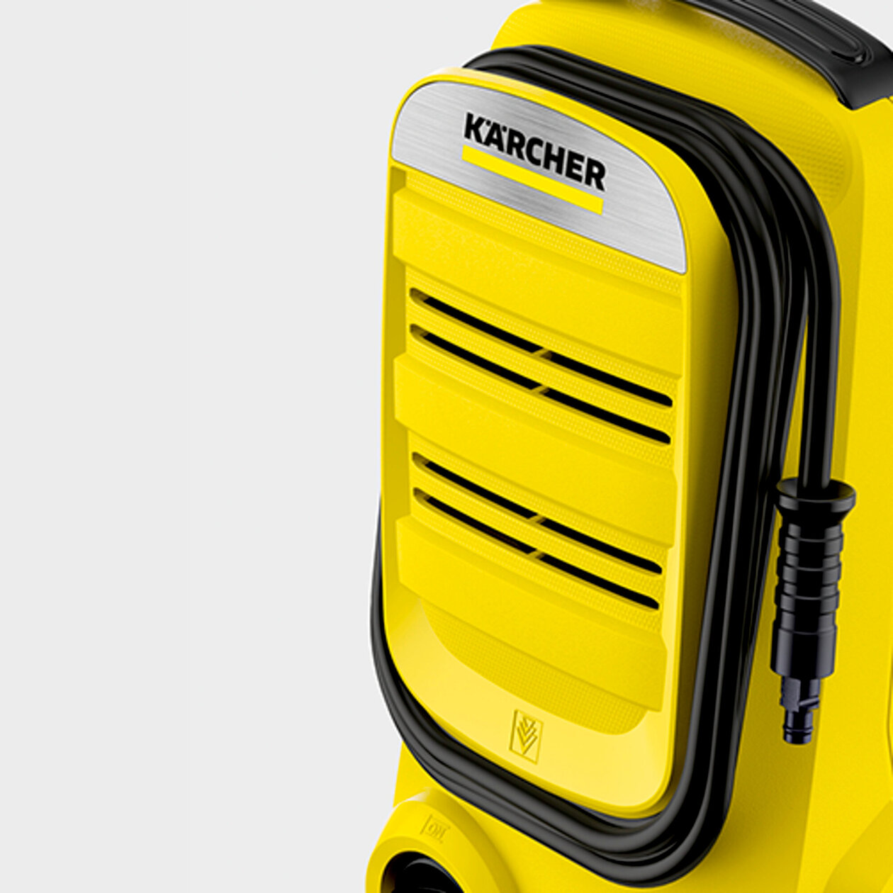 Міні-мийка K 2 Compact: Зберігання шланга на корпусі апарату
