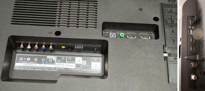 Sony XF80 интерфейсы