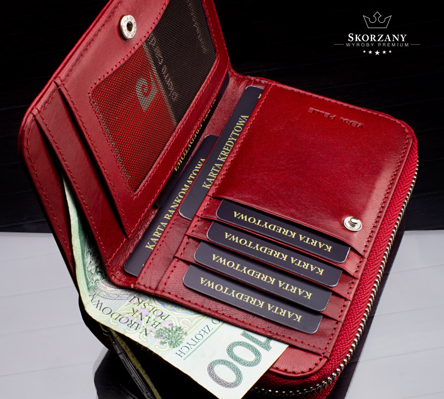 portfel damski Pierre Cardin kieszen na banknoty