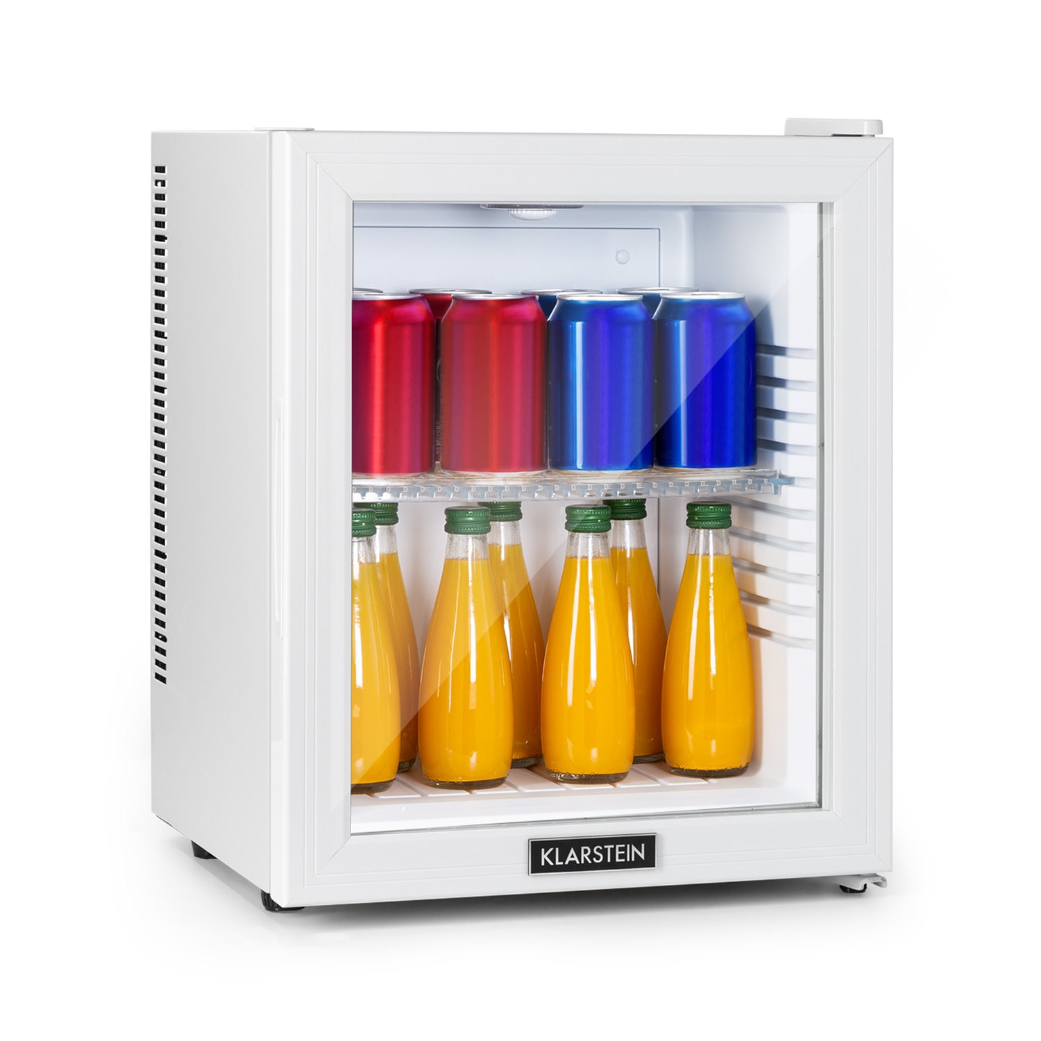 Світлодіодна полиця зі скляними дверцятами міні-холодильника Brooklyn 24