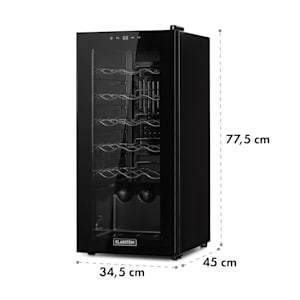 Shiraz 18 Slim Uno винный холодильник 50л 18фл сенсорная панель управления 138Вт 5-18 ° C