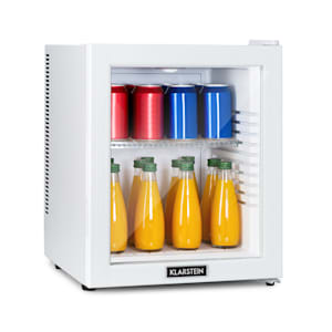 Klarstein Brooklyn 32 Білий міні-холодильник EEC Скляні дверцята LED полку біла