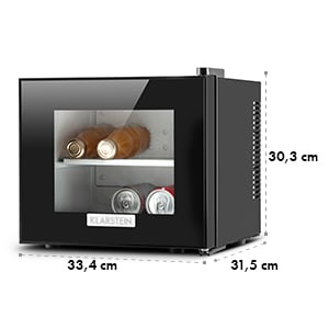 Холодильник Frosty mini 10 літрів 65Вт, клас B чорний