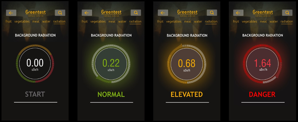 Измерение уровня радиации прибором GreenTest mini ECO