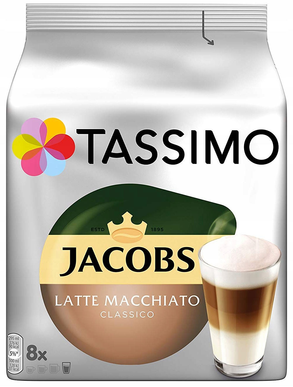 TASSIMO Jacobs Latte Macchiato Classico капсули 6 Торгова назва Latte Macchiato Classico