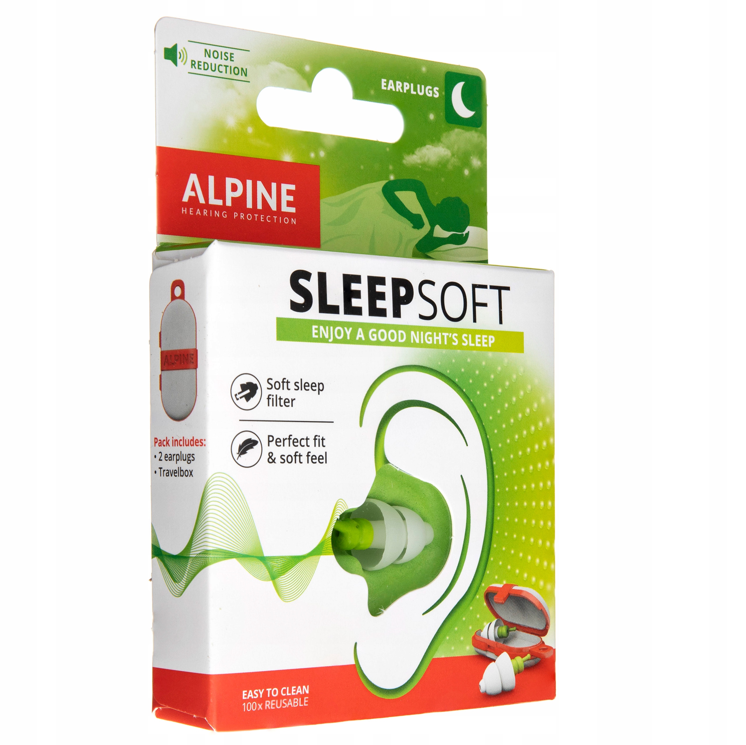 ALPINE SLEEPSOFT SLEEPING PLUGS SNORNING Код виробника 111.21.155
