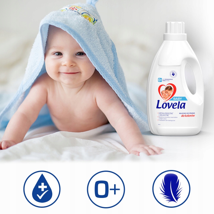 Молочко Lovela Baby Milk 2х4,5 л для прання Color Type