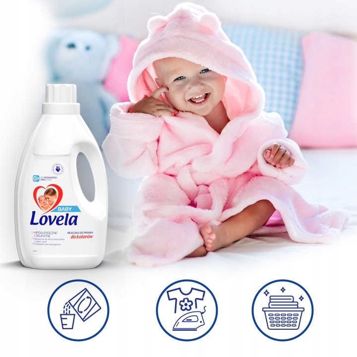 Молочко Lovela Baby Milk 2х4,5л для прання Колір Кількість прань 50