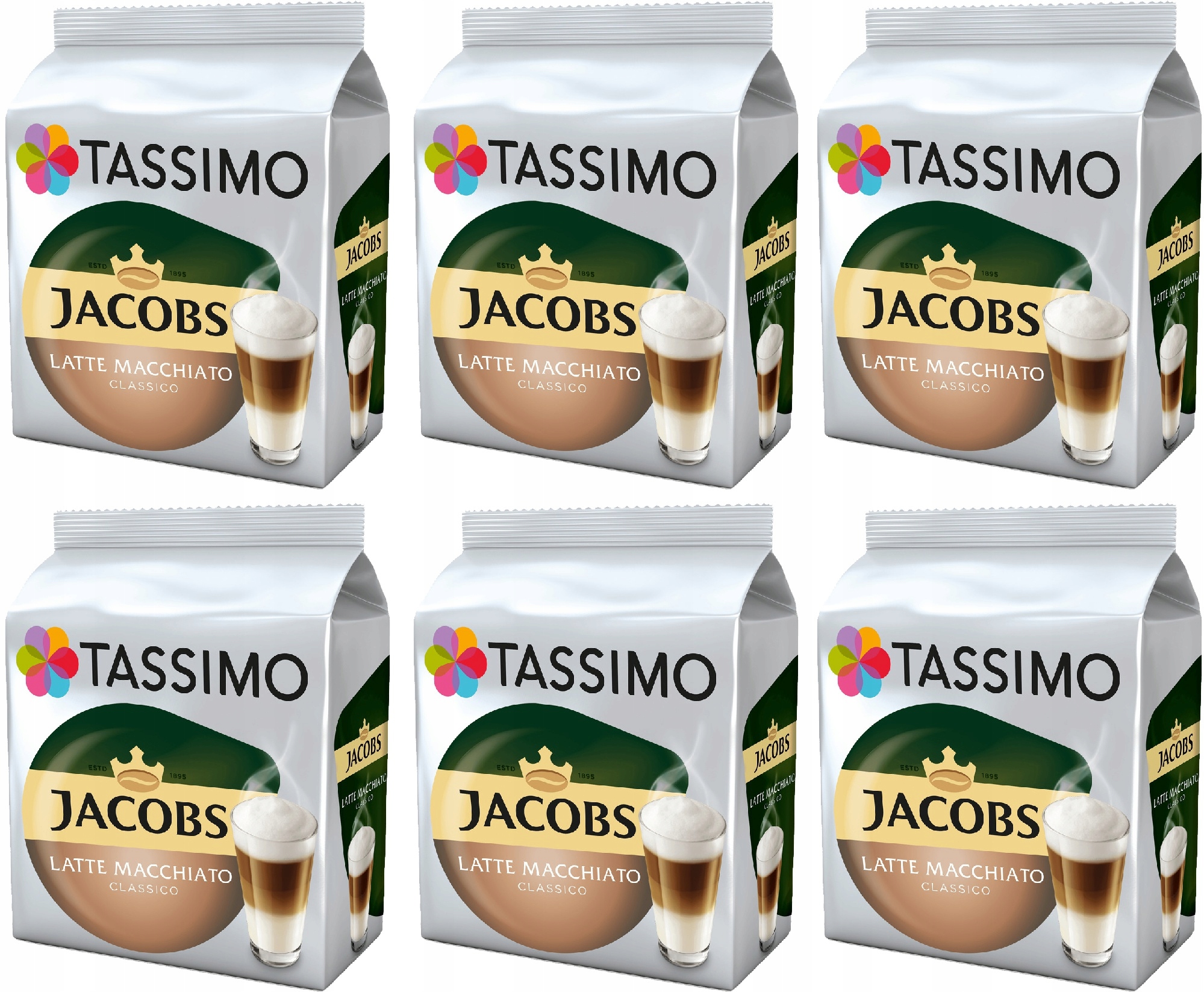 TASSIMO Jacobs Latte Macchiato Classico капсули 6 Код виробника TASSIMO