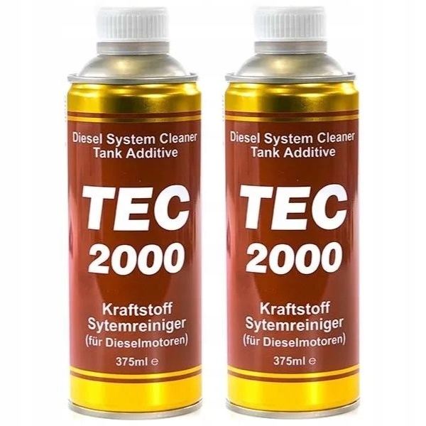 2x TEC 2000 FUEL SYSTEM Diesel System Cleaner
