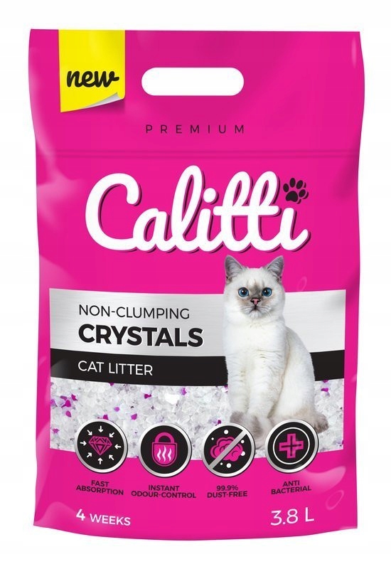 CALITTI Crystals 8x3.8L силіконовий наповнювач для котів EAN (GTIN) 0695057870913