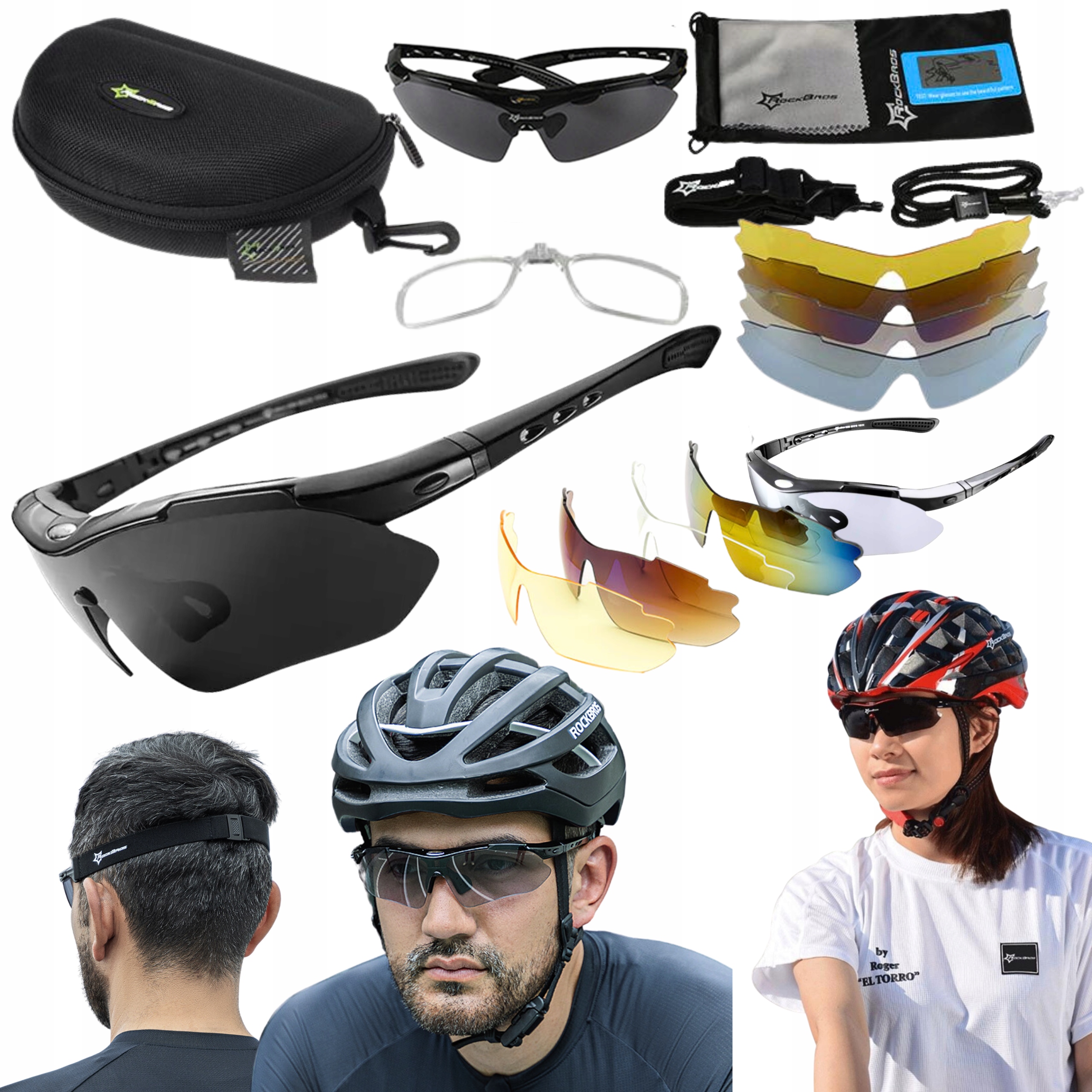 СПОРТИВНІ окуляри для велосипеда, лінзи з POLARAYZATION, для бігу та риболовлі ROCKBROS
