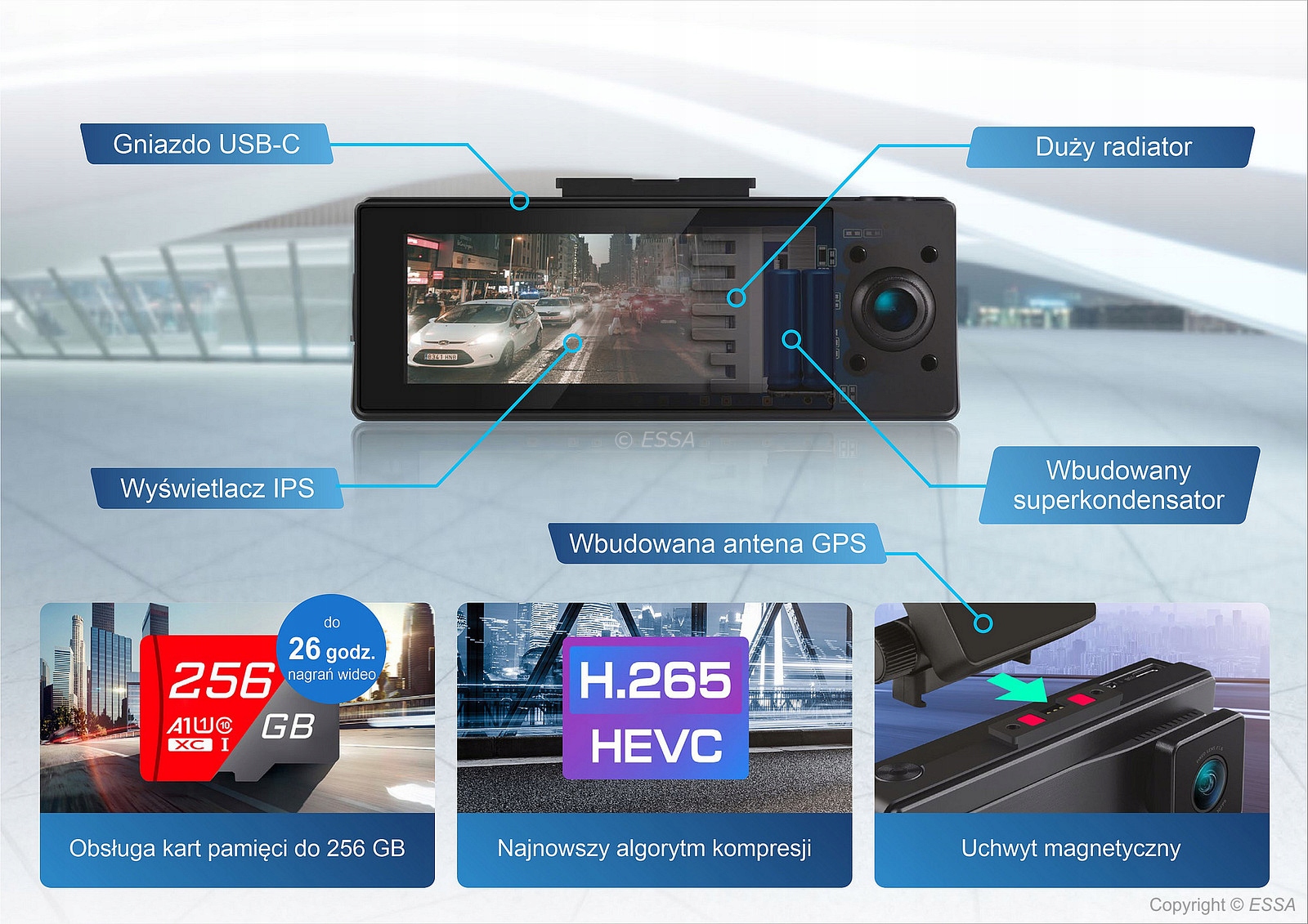 Відеореєстратор NEOLINE X63 QHD GPS IPS, 3 камери Модель G-Tech X63
