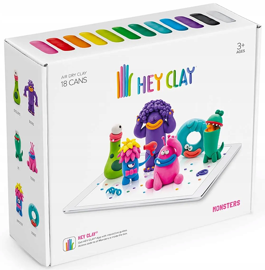 Набір пластиліну Hey Clay Plastic Dough Monsters від ТМ Toys