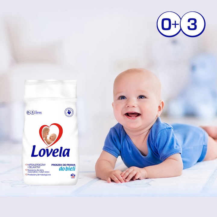 LOVELA Baby Hypoallergenic Powder for Color (41р) Універсальне застосування