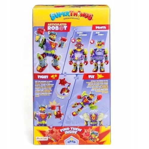 Super Zings Things Superbot Robot Fury Storm 9 Вік дитини 3 роки +