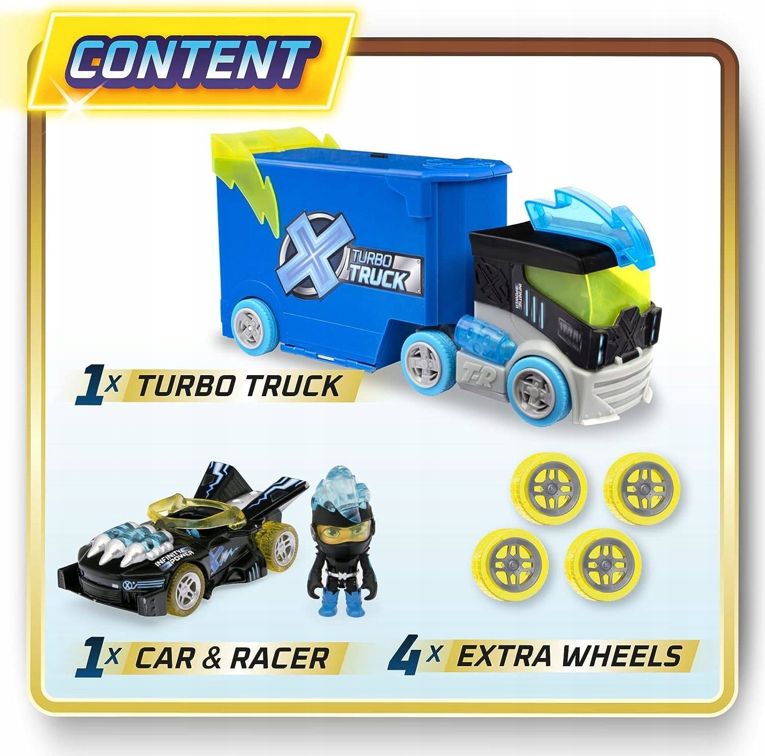 MAGIC BOX T-Racers Turbo Truck Car Вік дитини: 3 роки +