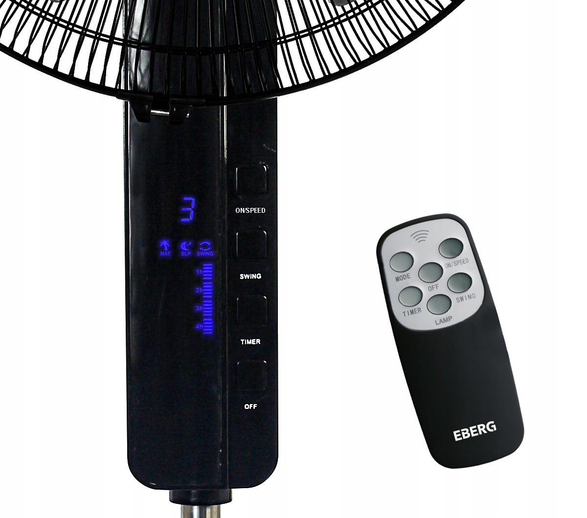 Вентилятор стоячий Вентилятор EBERG 5 лопатей + пульт Модель FLY