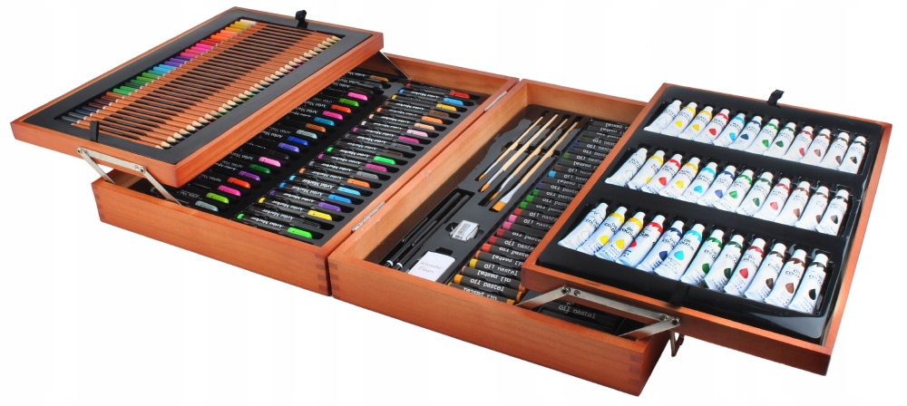 Гигантский набор для рисования и рисования чемодан красок бренда Iso Trade